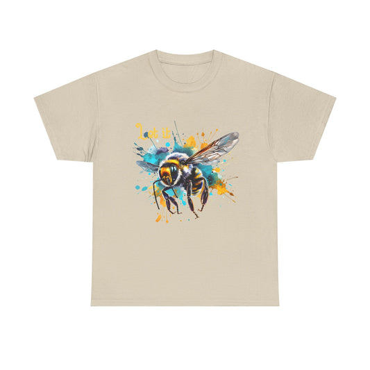 Bee T-Shirt Honey Bee Shirt Let it Be T-Shirt Insect Shirt Botanical Shirt Nature tee Eco-Friendly Sustainable Springtime Gift for women Her