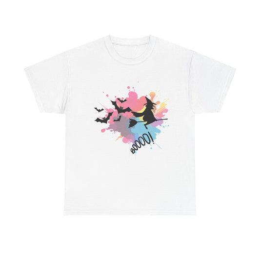 Tshirt Halloween, T-shirt sorcière chauves souris, Tshirt effrayant , tshirt saison automne, cadeau halloween , tshirt saison effrayante
