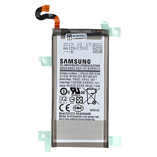 INNCOMM Batterie d'origine EB-BG950ABE pour Samsung Galaxy S8 G950 | Smartphone GH82-14642A | Pile au Lithium-ION | 3.85V 3000mAh | Piles de Remplacement de Marque