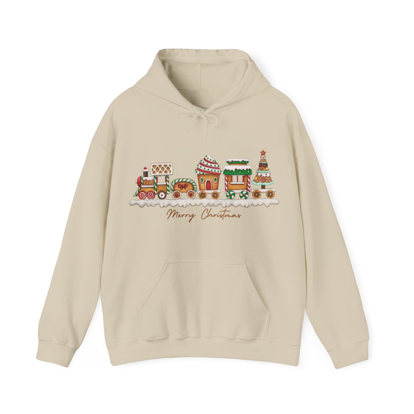 Vintage Christmas sweatshirt Biscuits Train Hoodie Sweatshirt, Holiday Sweatshirt, Festive Hoodie, Christmas Jumper, Winter Sweatshirt, Cozy