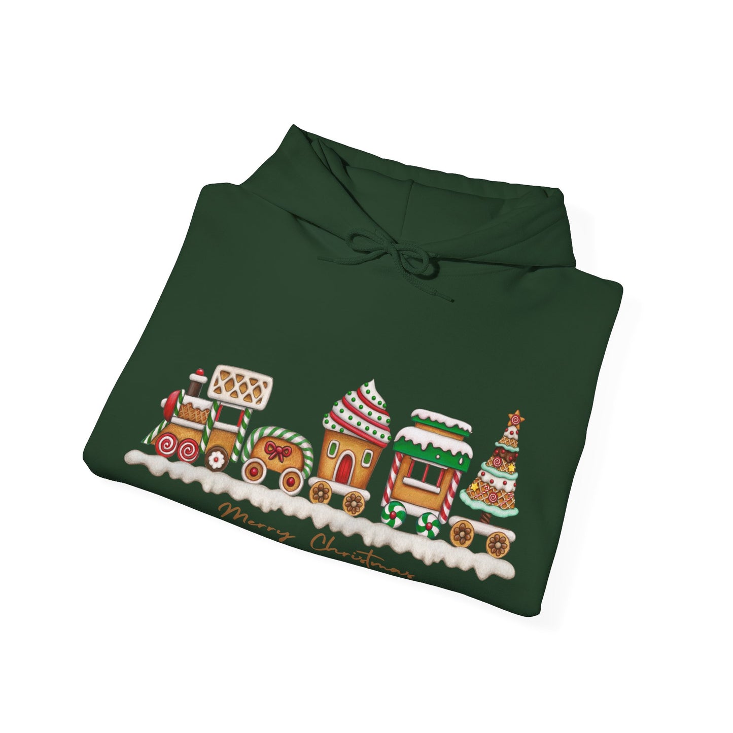 Vintage Christmas sweatshirt Biscuits Train Hoodie Sweatshirt, Holiday Sweatshirt, Festive Hoodie, Christmas Jumper, Winter Sweatshirt, Cozy